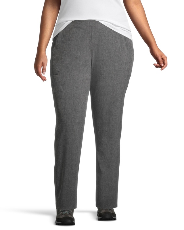 Pantalon à enfiler à jambe droite avec chasse-tiques et chasse-moustiques pour femmes Front_Flat