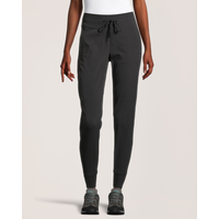 Pantalon de jogging à enfiler extensible hydrofuge Hyper-Dri 1 avec protection contre les rayons UV pour femmes, WindRiver Front_Flat