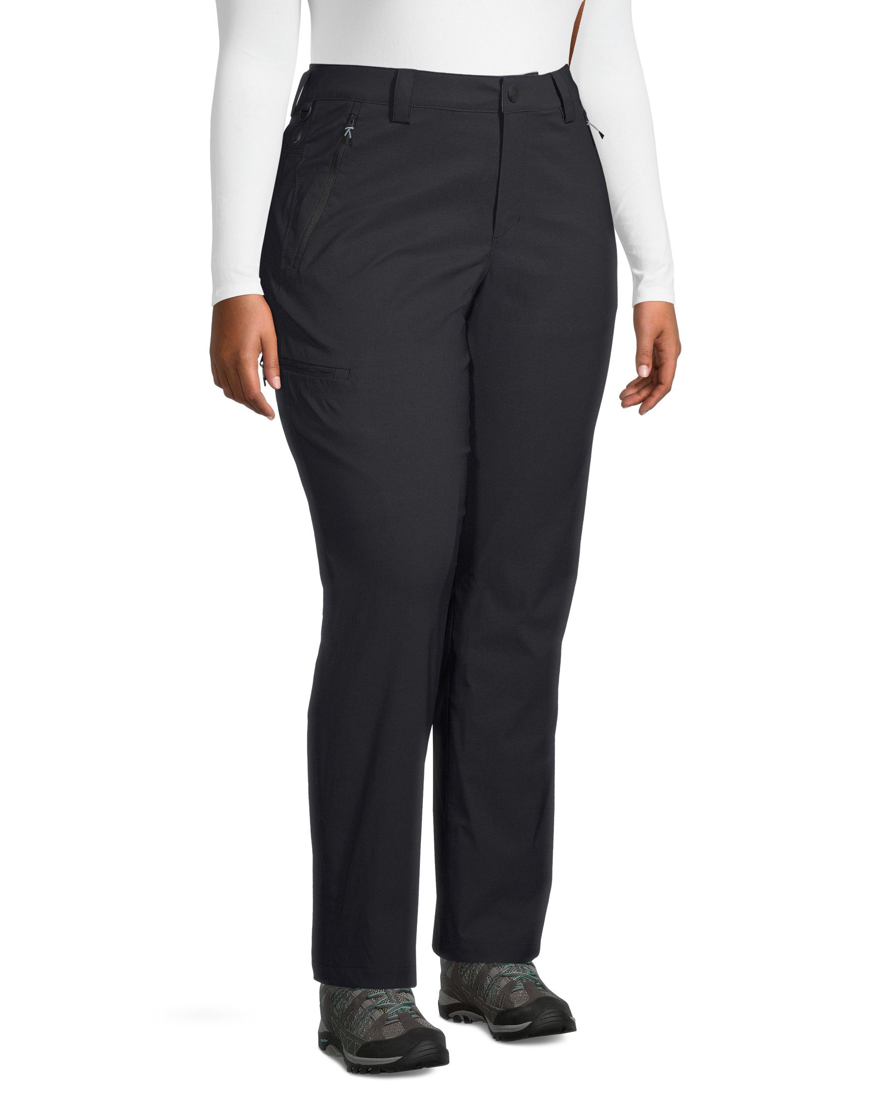 Middle-Aged and Elderly Fleece-Lined Pants Women Thickened Mom