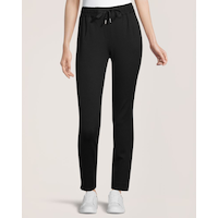 Pantalon facile à enfiler en tricot pour femmes, Denver Hayes Front_Flat