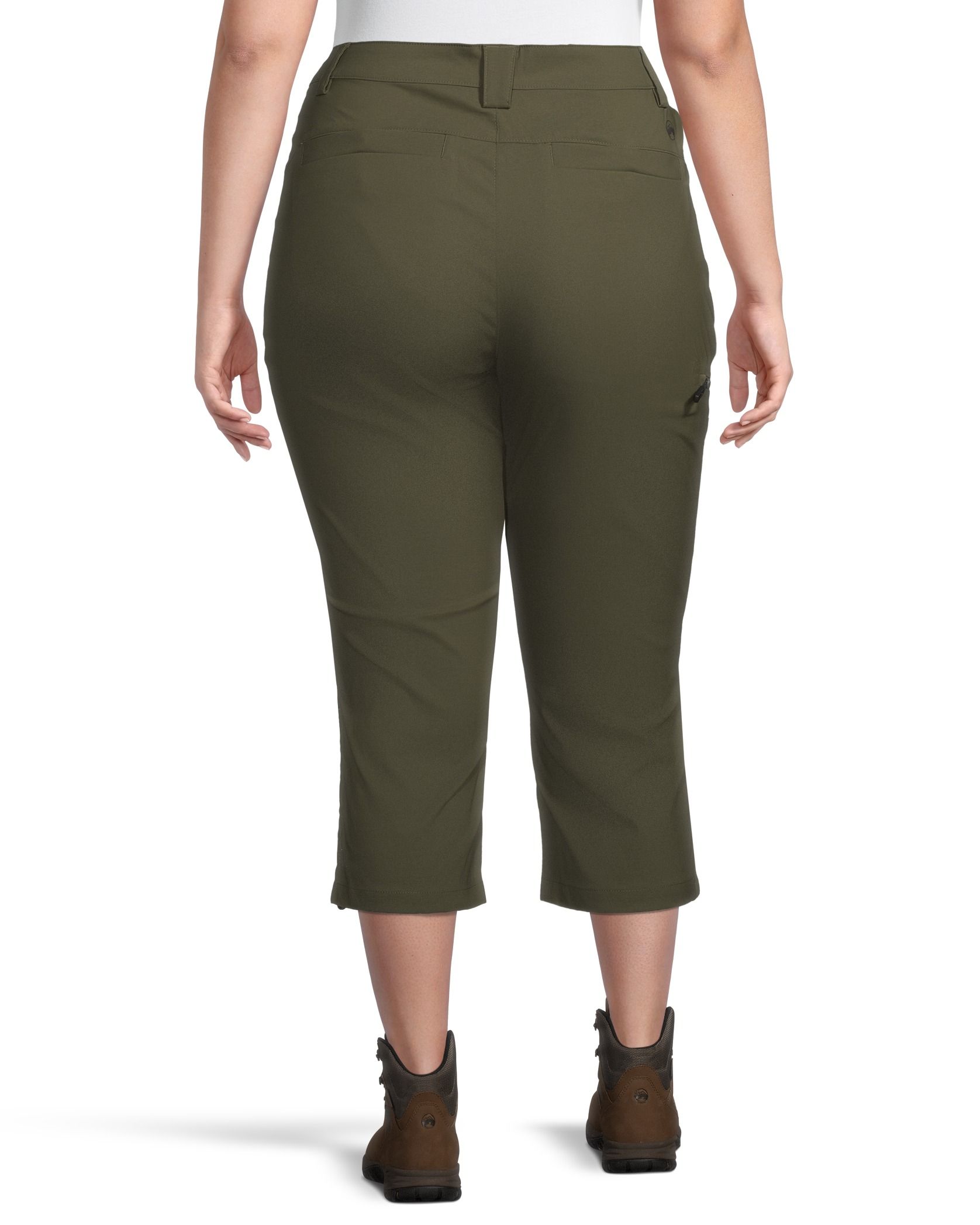 WindRiver Women's Water Repellent HyperDri 1 Hiking Capri Pants Marks