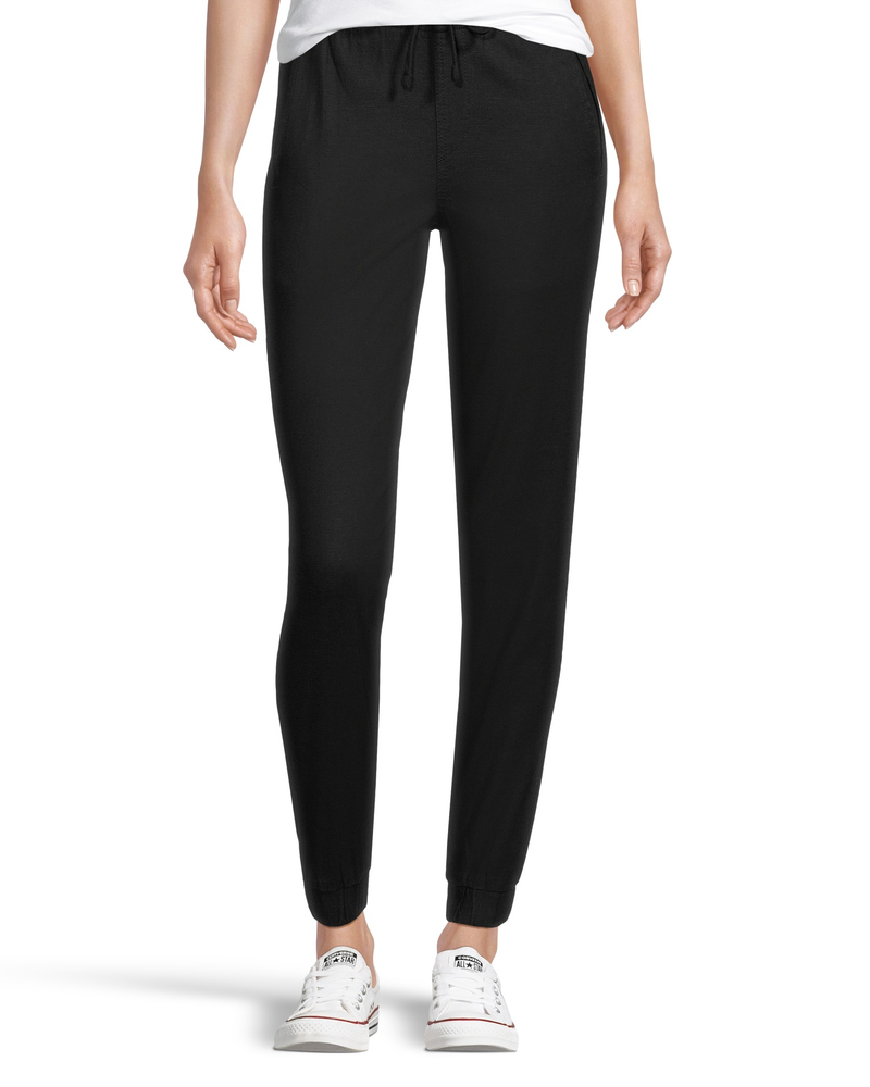 Denver Hayes Women s Linen High Rise Jogger Pants Marks