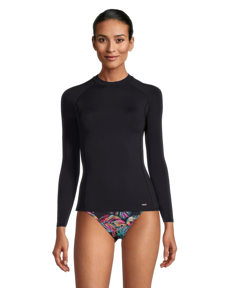 Women's Long Sleeve Rash Guard Swim Top | Marks