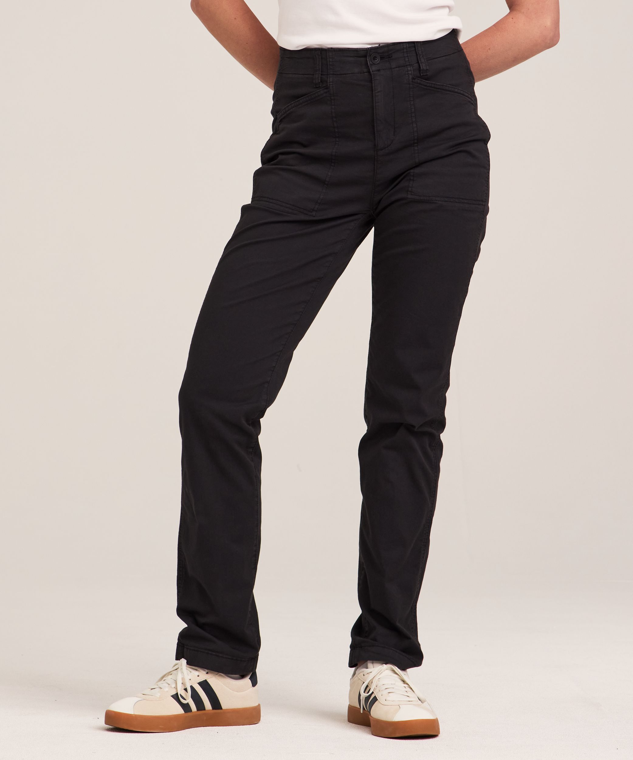 Denver Hayes Women's Garment Wash Stretch Pants