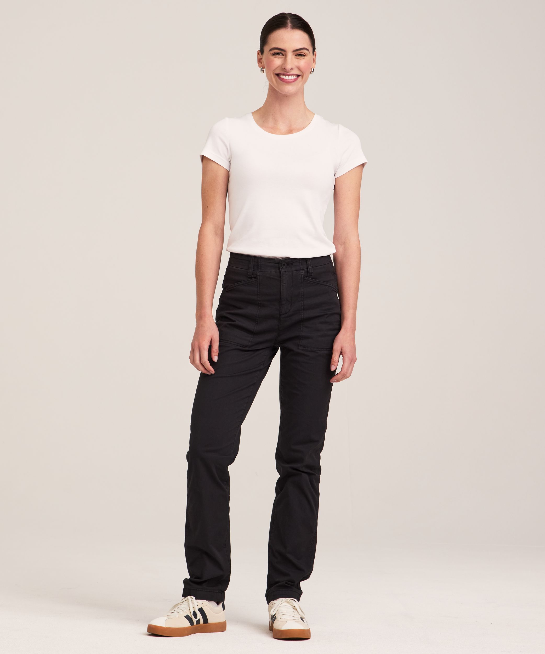 Denver Hayes Women's Garment Wash Stretch Pants