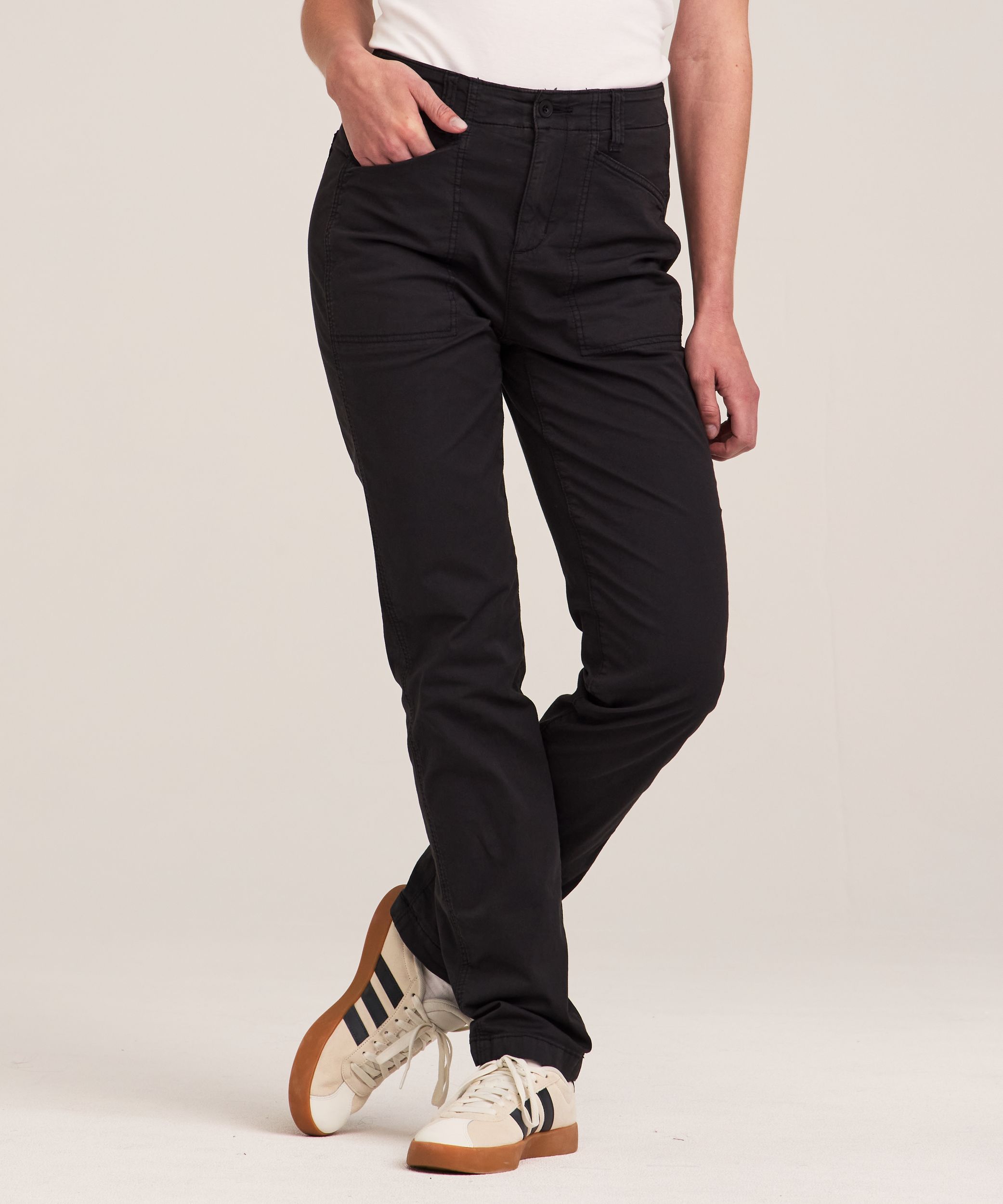 Denver Hayes Women's Garment Wash Stretch Pants