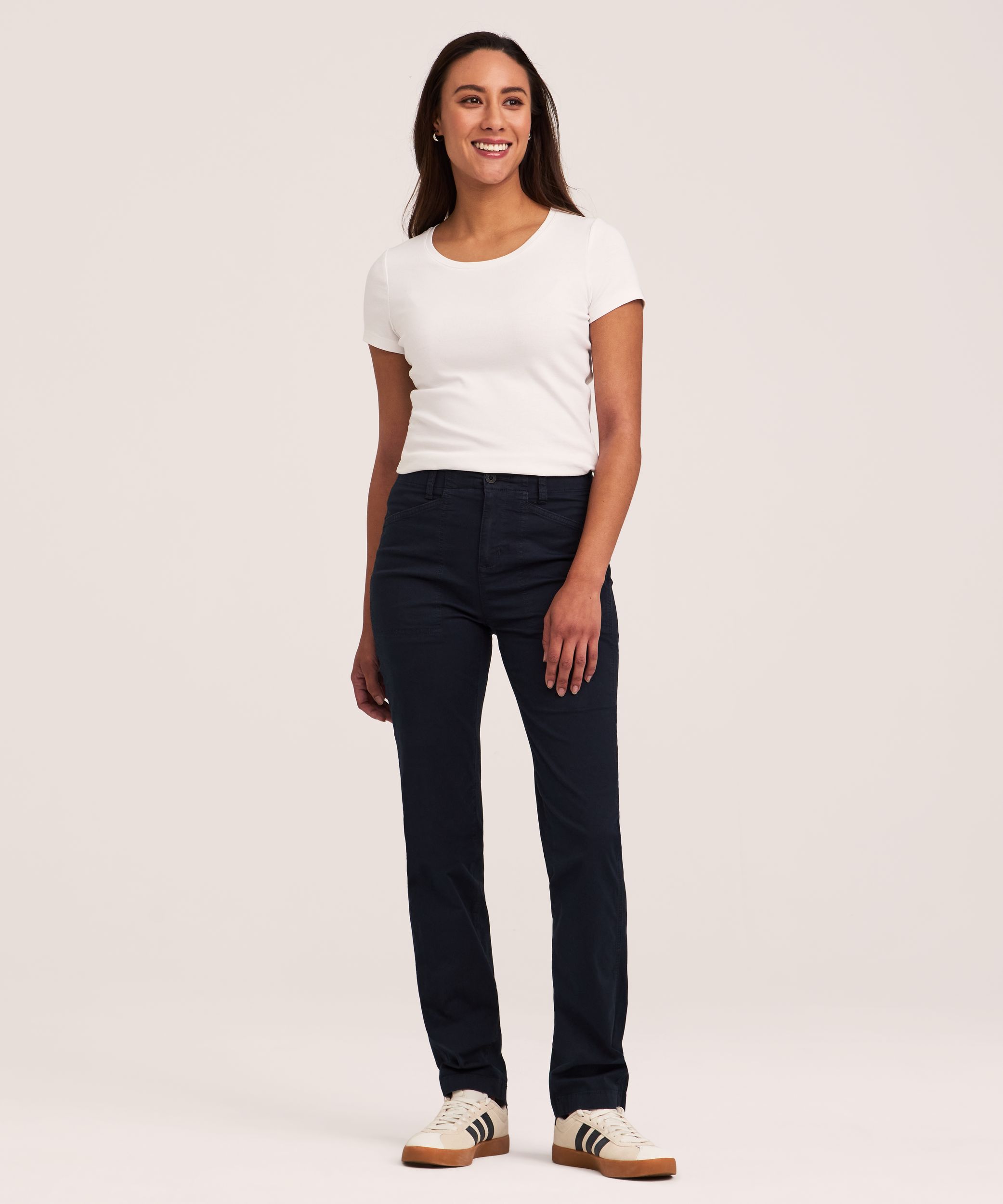 Denver Hayes Women's Garment Wash Stretch Pants