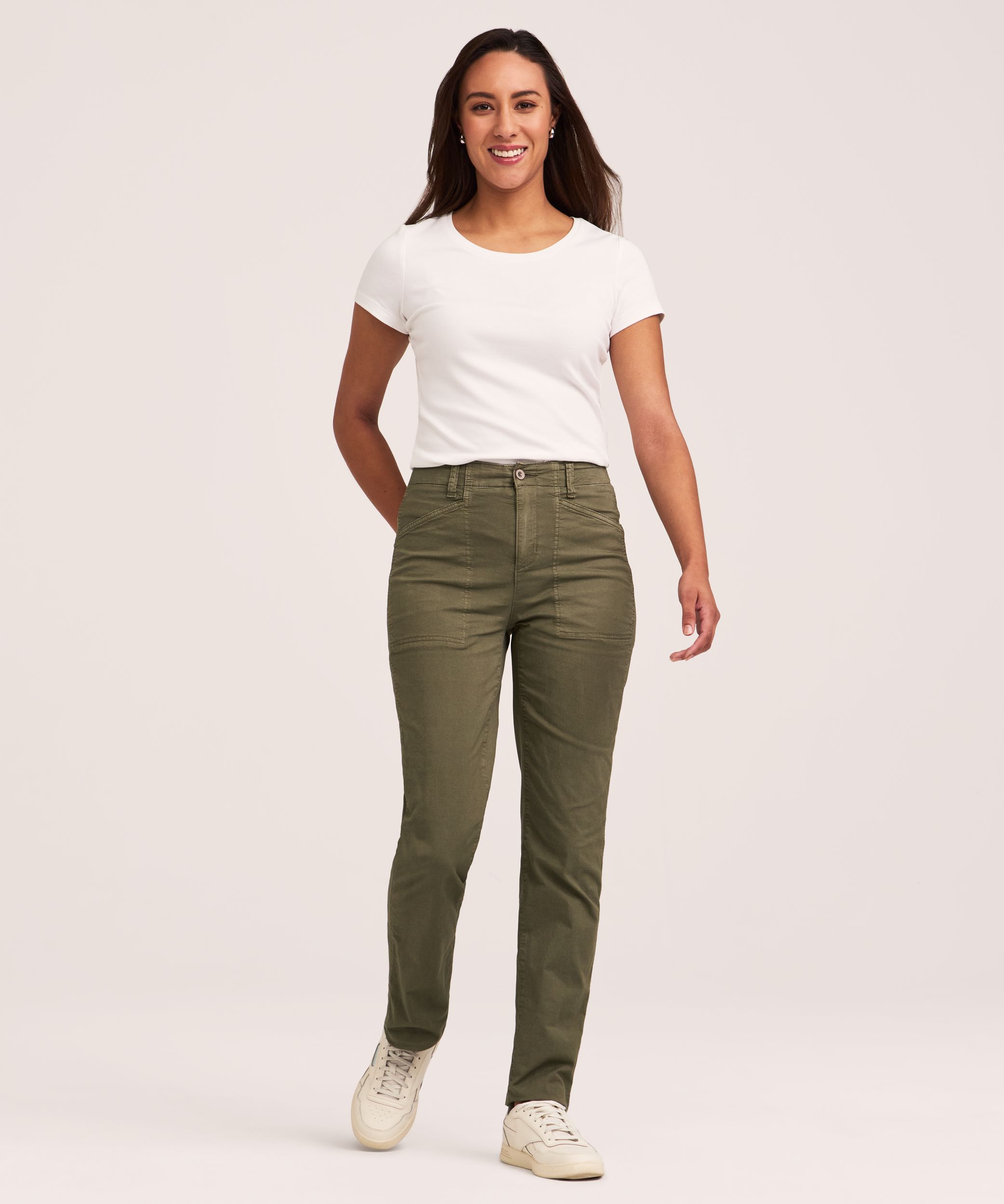 Denver Hayes Women's Garment Wash Stretch Pants