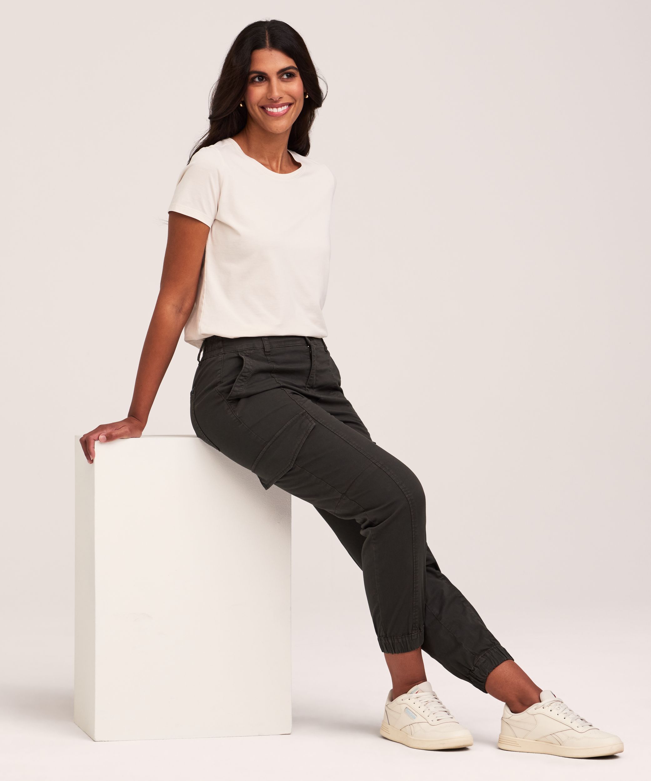 Pantalon de jogging lavé après confection pour femmes, Denver Hayes