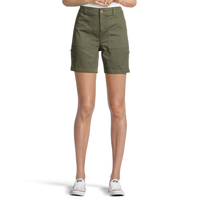 Denver Hayes Women's Garment Wash Shorts Front_Flat