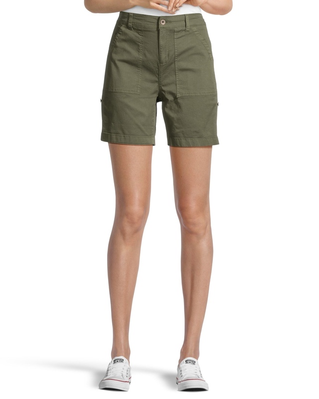 Denver Hayes Women's Garment Wash Shorts Marks