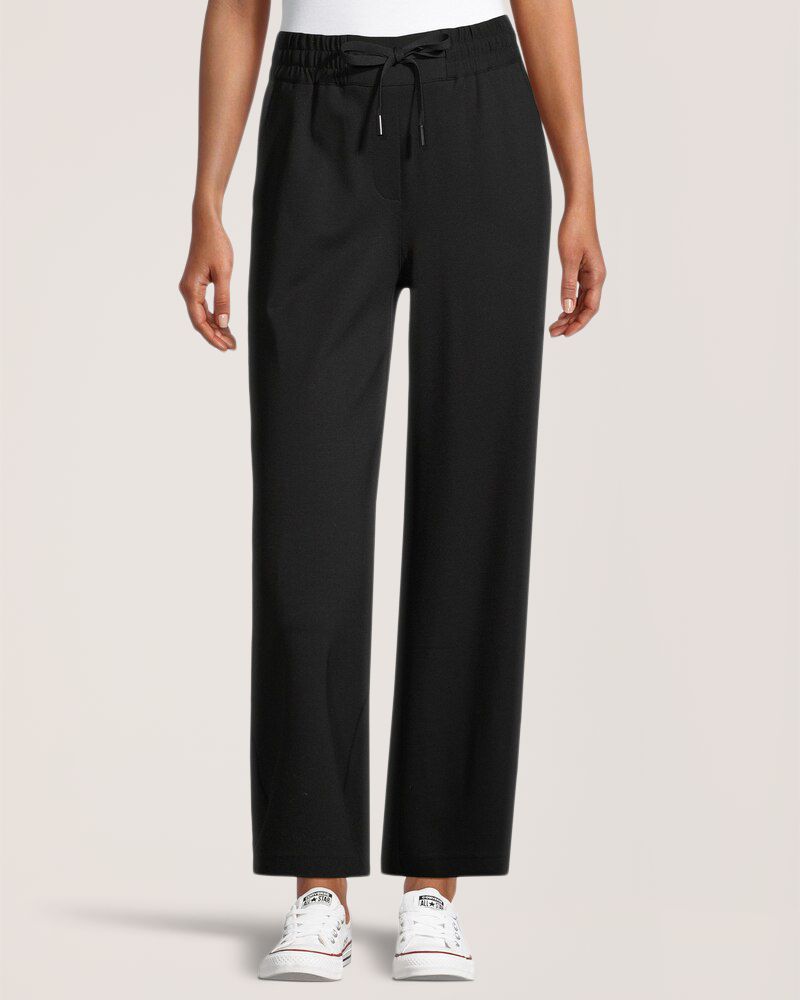 Denver Hayes Women's Pull On Easy Wide Leg Knit Pants