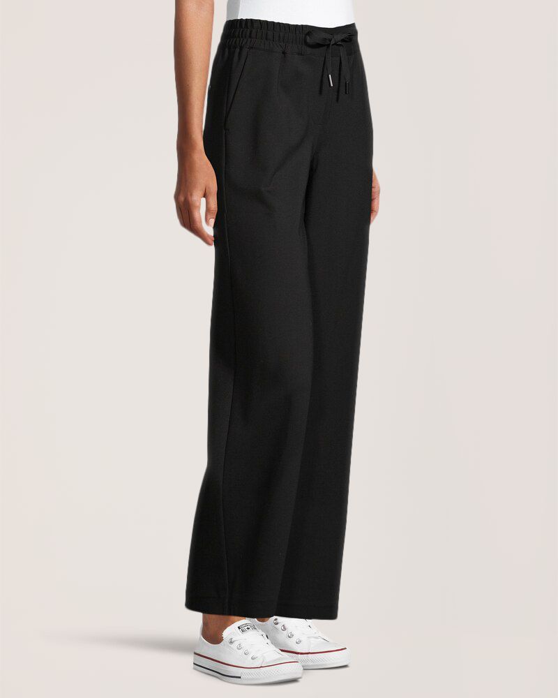 Denver Hayes Women's Pull On Easy Wide Leg Knit Pants