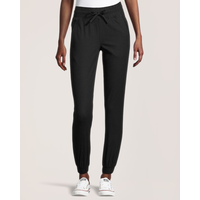 Pantalon de jogging à enfiler en lin pour femmes, Denver Hayes Front_Flat