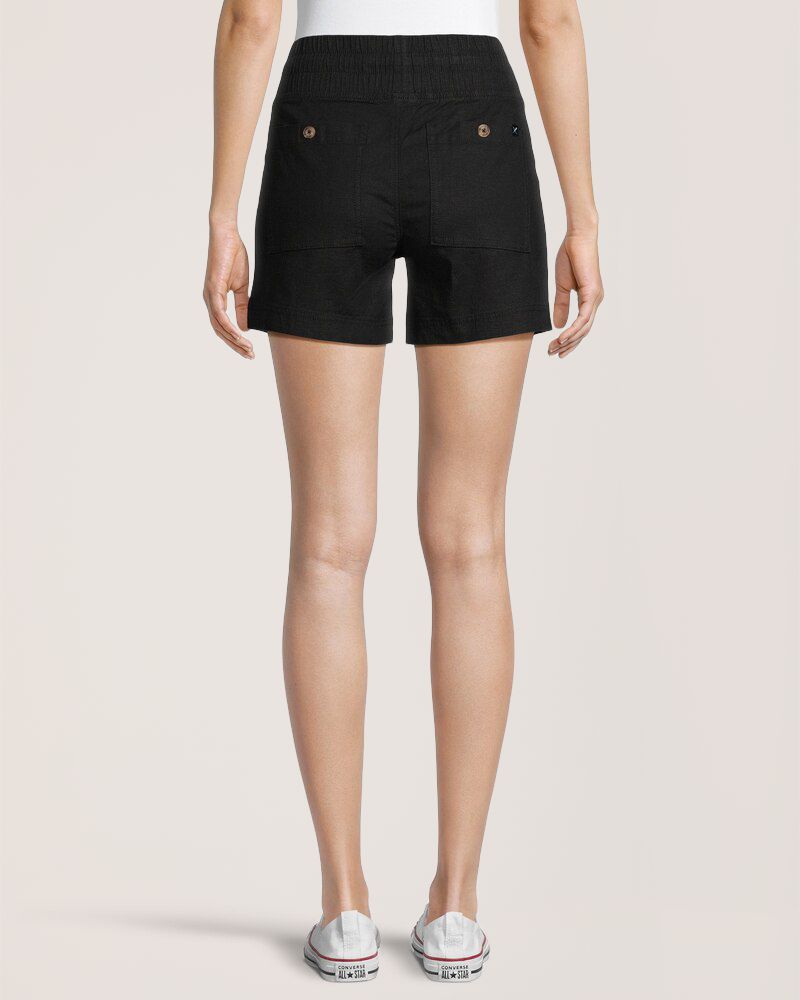 Short en lin pour femmes, Denver Hayes