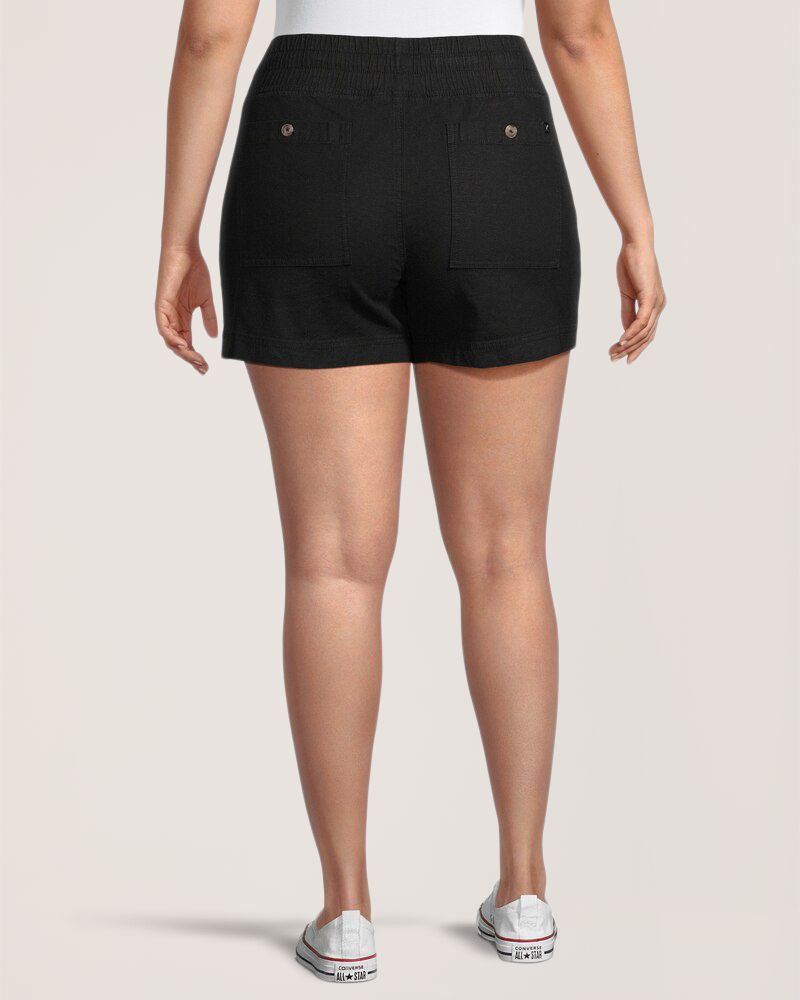 Short en lin pour femmes, Denver Hayes