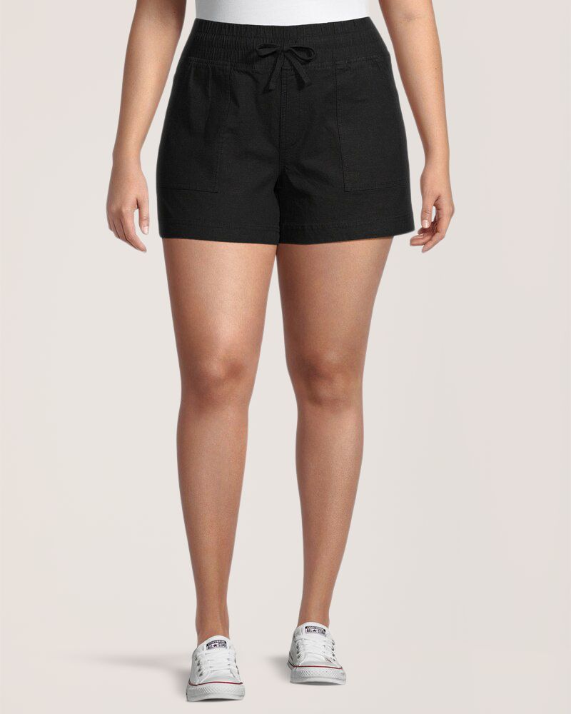 Short en lin pour femmes, Denver Hayes