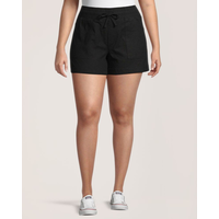 Denver Hayes Women's Linen Shorts Front_Flat