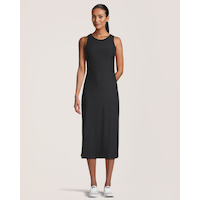 Robe longue en tricot avec soutien-gorge intégré pour femmes, Shambhala Front_Flat