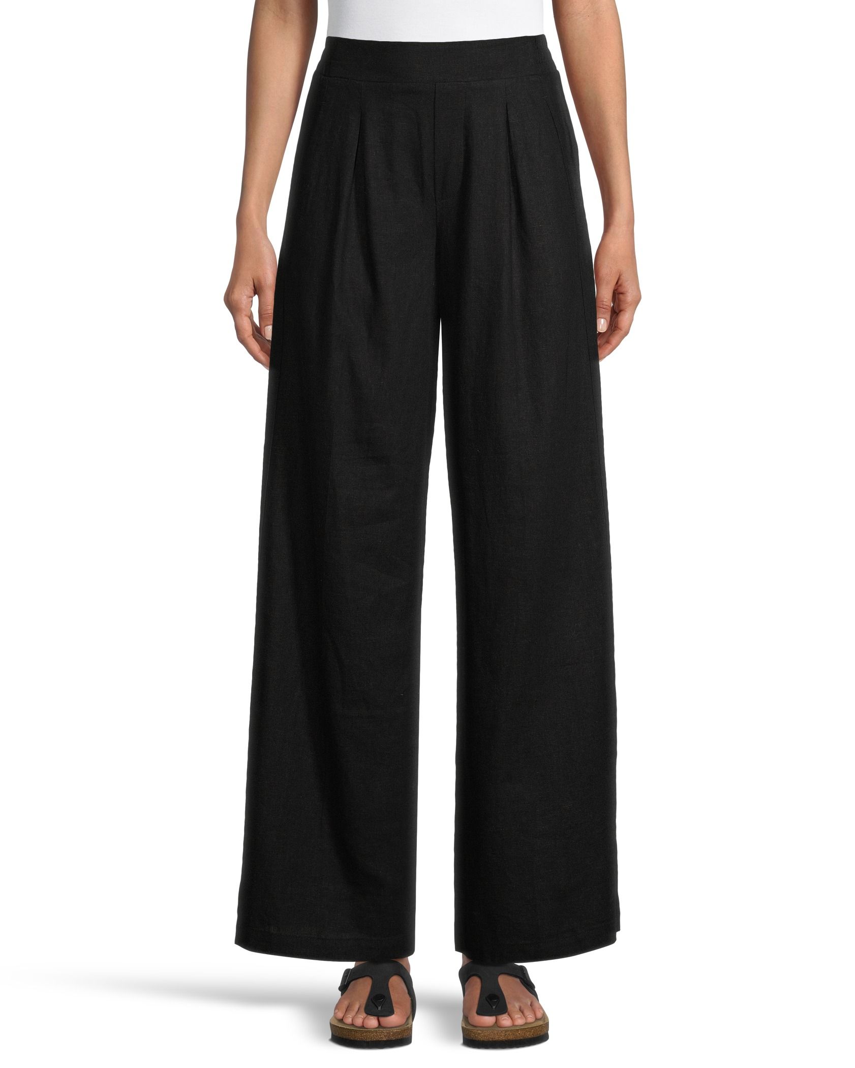 Jules & Leopold Women's Pull On Linen Pant | Marks