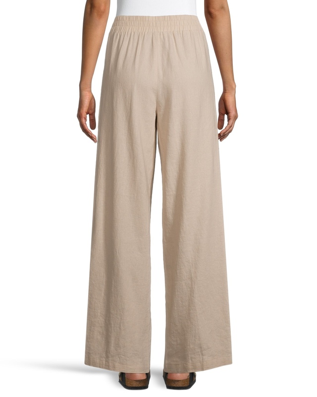 Jules & Leopold Women's Pull On Linen Pant Marks