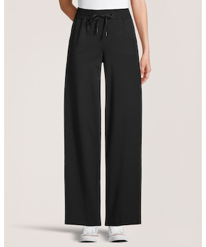 Denver Hayes Women's Easy Knit Wide Leg Full Length Pant