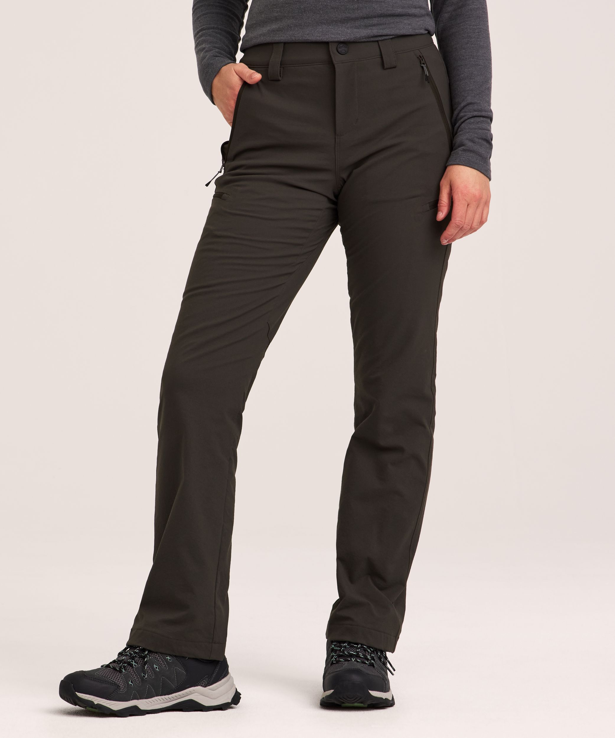 Pantalon T-Max Heat pour femme, doublé polaire HD1, déperlant et extensible dans les 4 sens, WindRiver