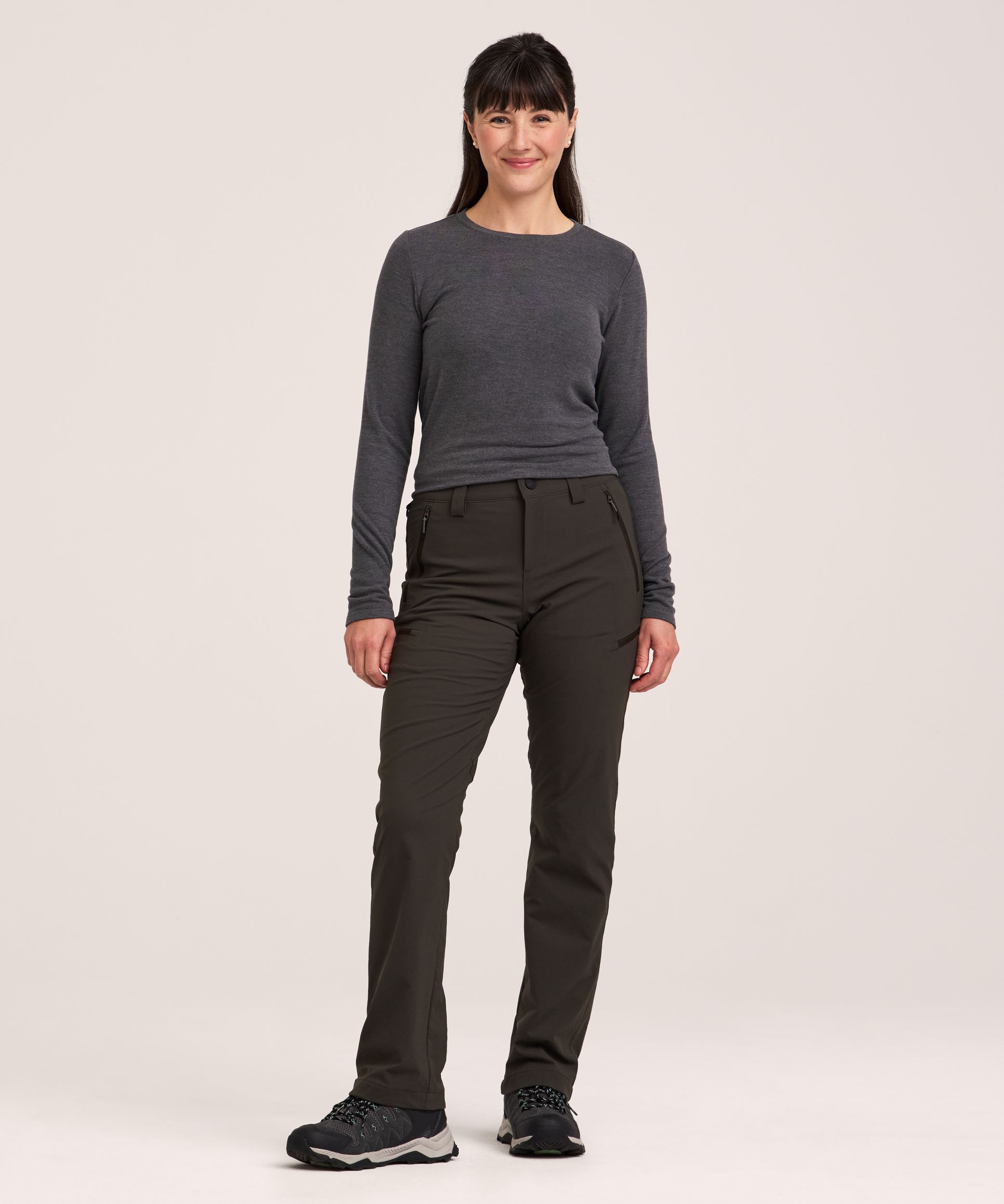 Pantalon T-Max Heat pour femme, doublé polaire HD1, déperlant et extensible dans les 4 sens, WindRiver