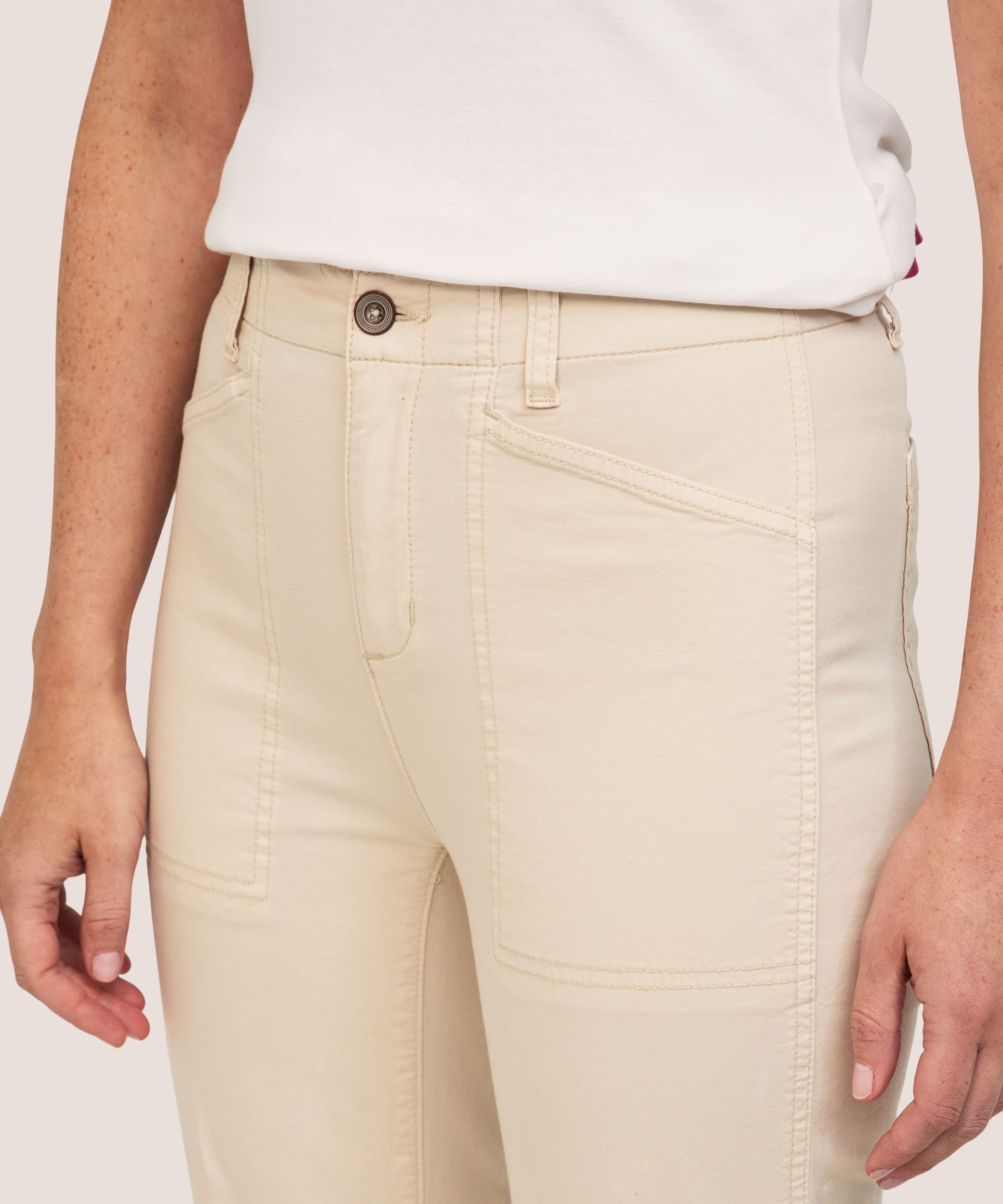 Denver Hayes Women's Garment Wash Stretch Pants