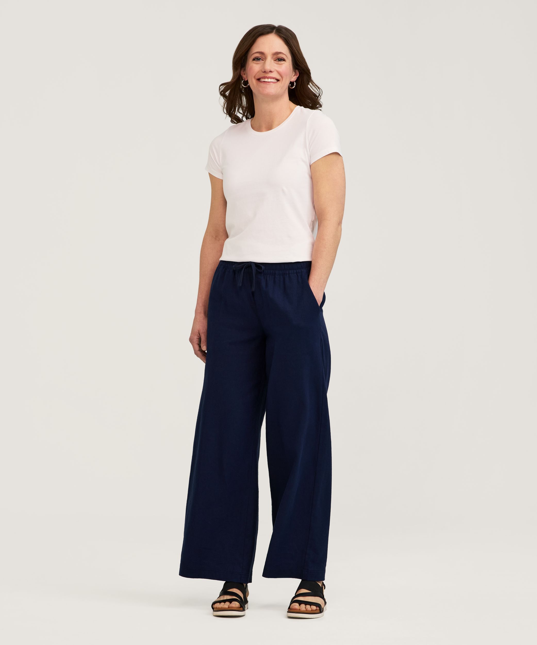 Pantalon en lin pour femmes, Denver Hayes