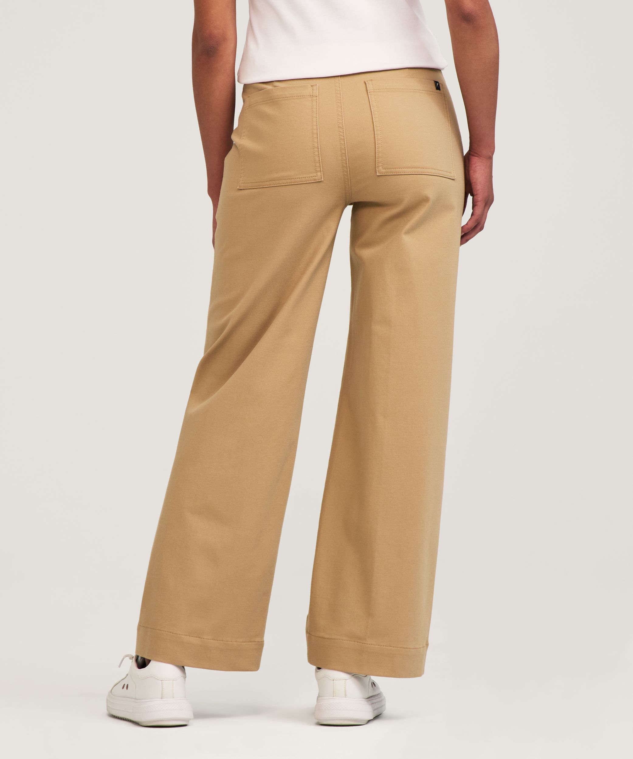 Denver Hayes Women's Wide Leg Stretch Twill Pants