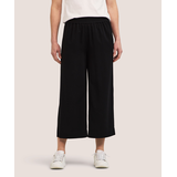 Pantalon court à enfiler à jambe large pour femmes, Denver Hayes Front_Flat