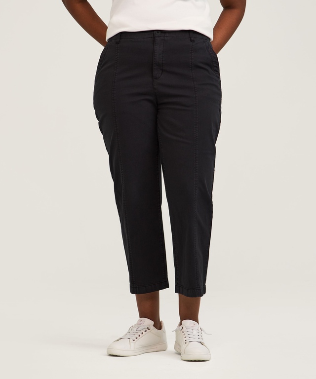 Pantalon court lavé après confection pour femmes, Denver Hayes