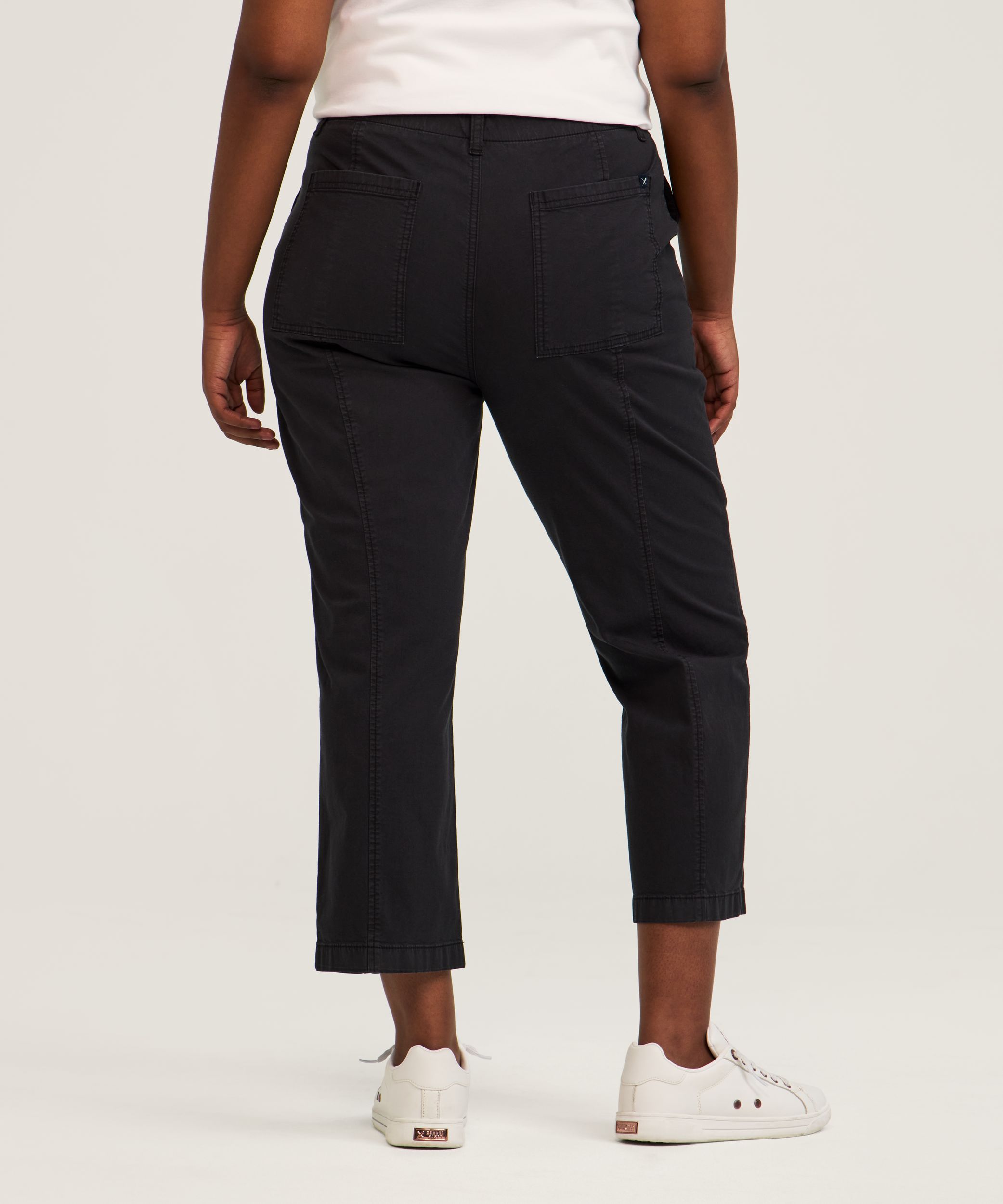 Pantalon court lavé après confection pour femmes, Denver Hayes