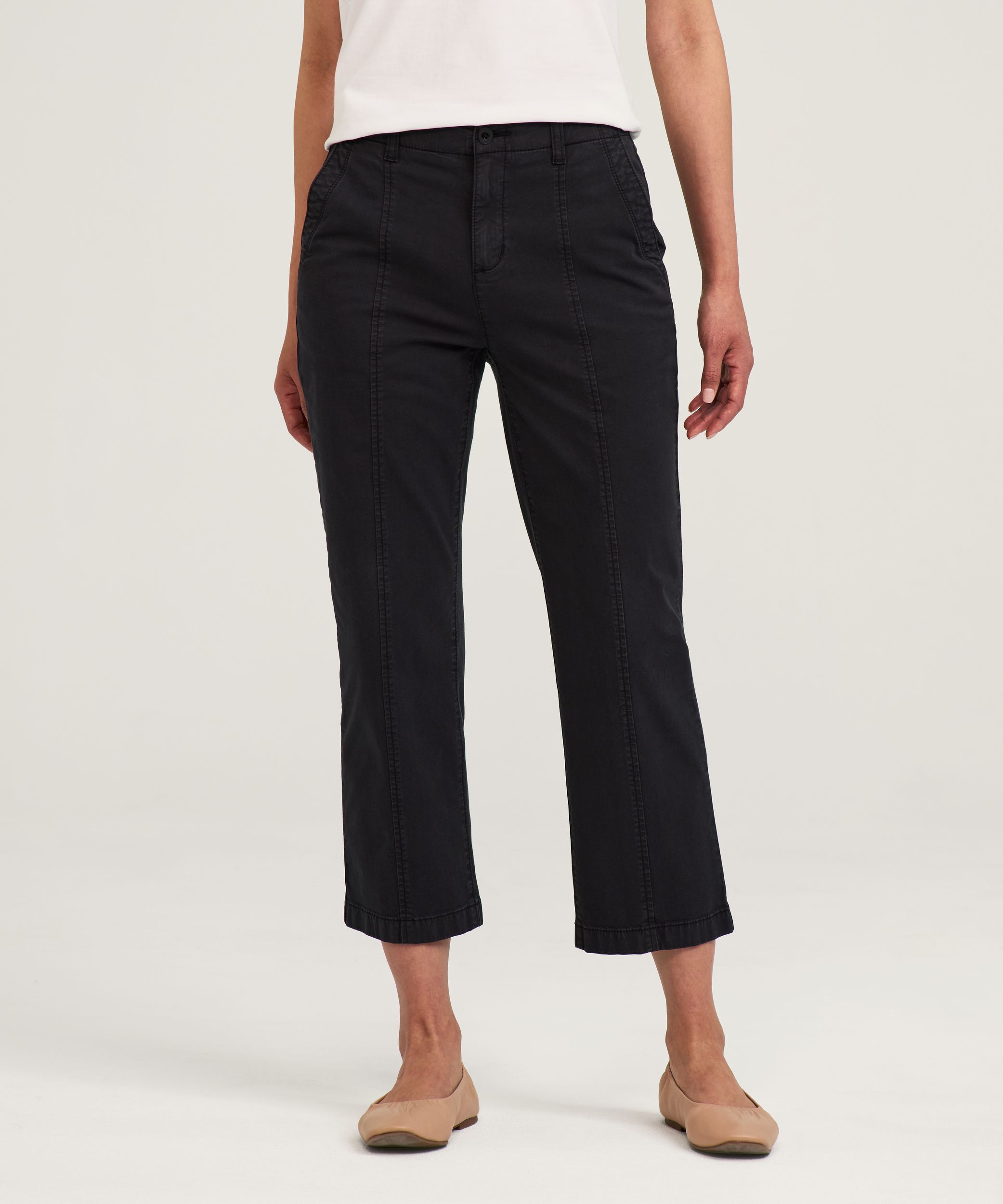 Pantalon court lavé après confection pour femmes, Denver Hayes