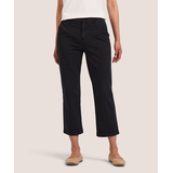 Pantalon court lavé après confection pour femmes, Denver Hayes Front_Flat