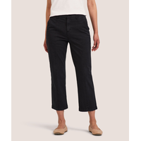 Pantalon court lavé après confection pour femmes, Denver Hayes Front_Flat