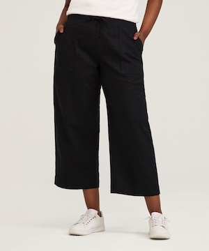 Denver Hayes Women's Linen Crop Pants