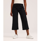 Pantalon court en lin pour femmes, Denver Hayes Front_Flat
