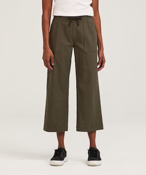 Denver Hayes Women's Linen Crop Pants