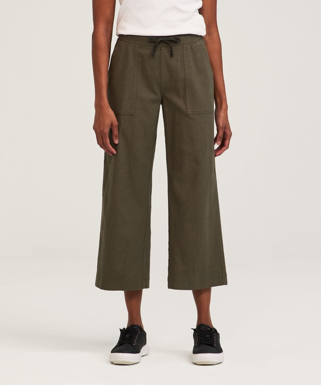 Denver Hayes Women's Linen Crop Pants
