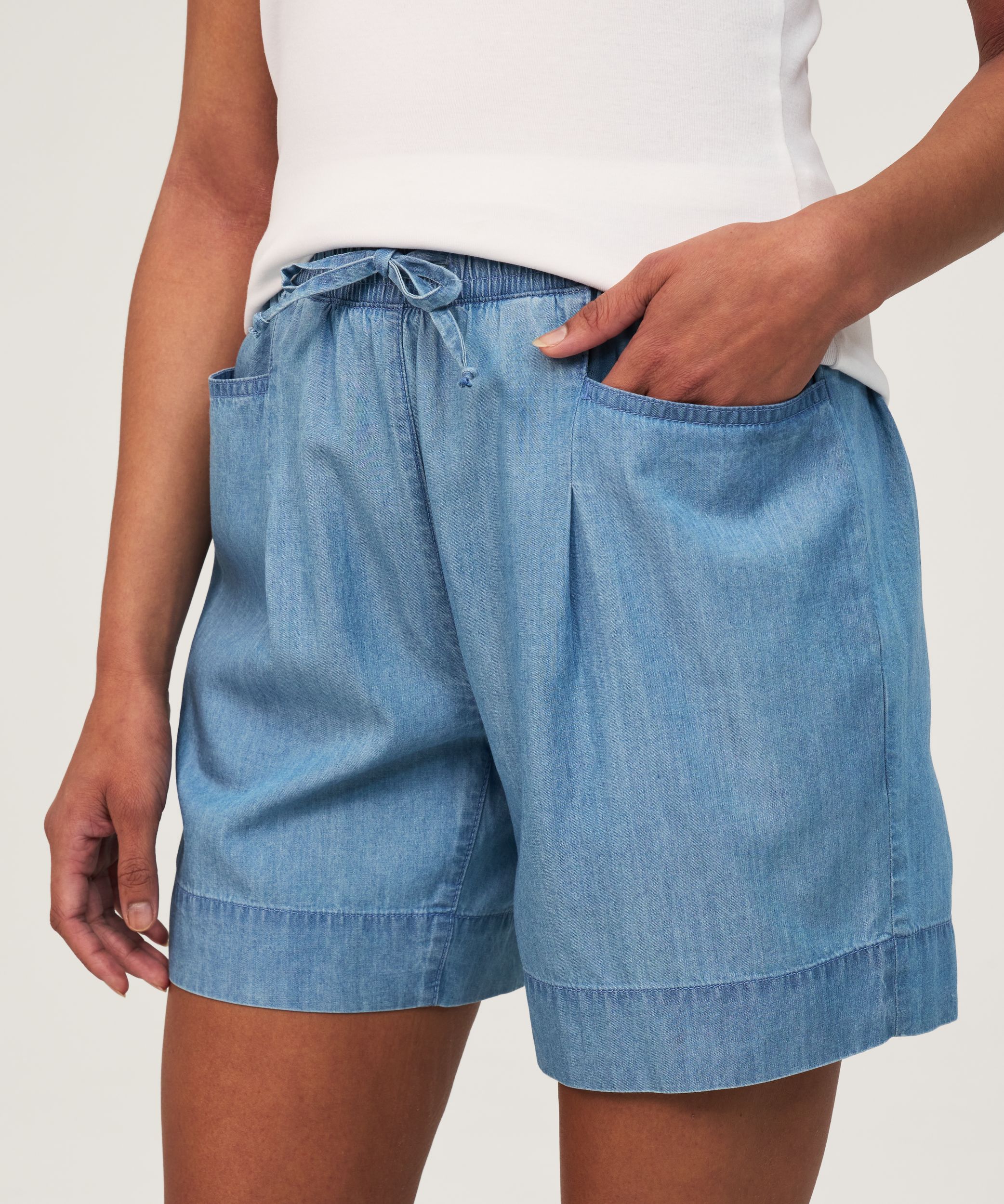 Short en Tencel à enfiler pour femmes, Denver Hayes