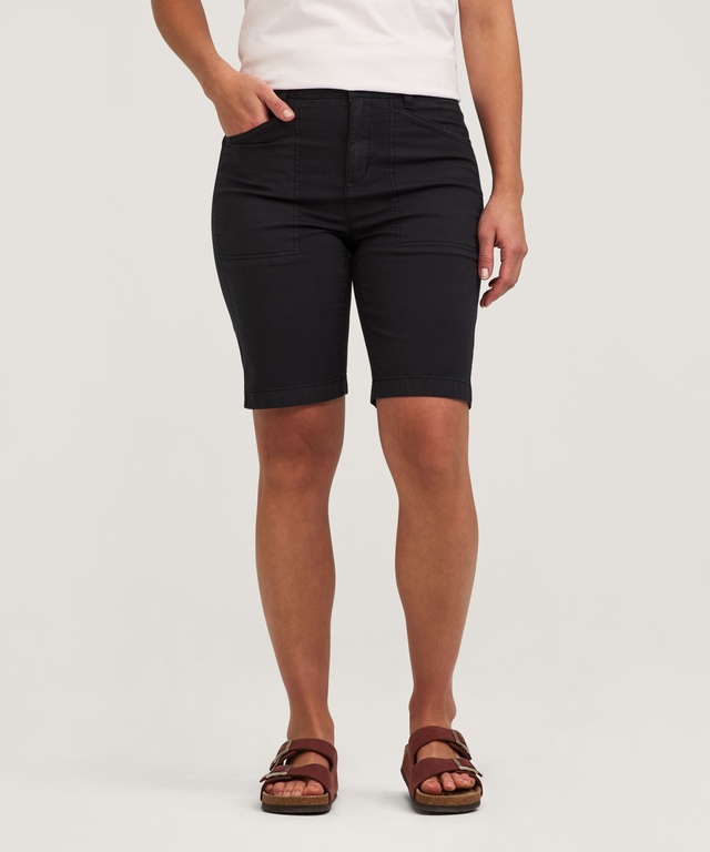 Denver Hayes Women's Garment Wash Bermuda Short