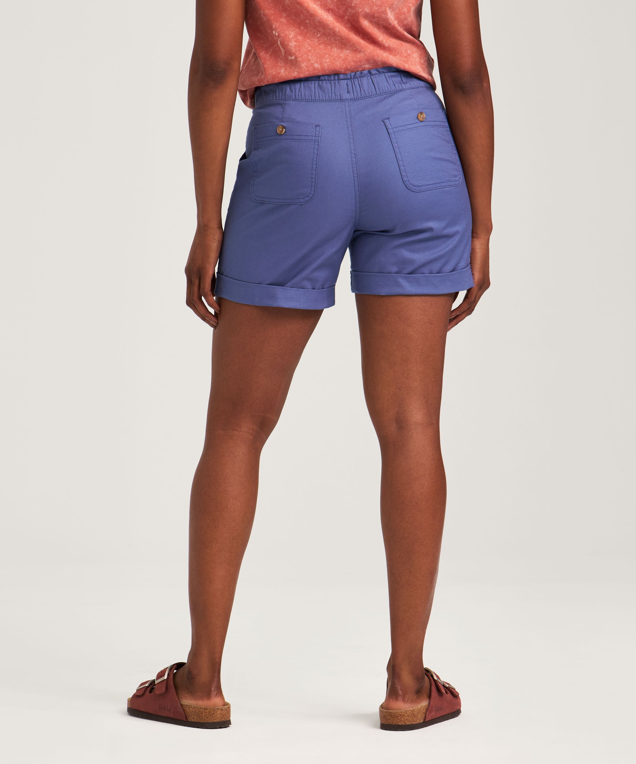 FarWest Women's Pull On Stretch Canvas Shorts