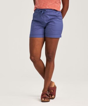 Short à enfiler en toile extensible pour femmes, FarWest