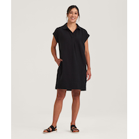 Robe à enfiler en mousseline double pour femmes, Denver Hayes Front_Flat