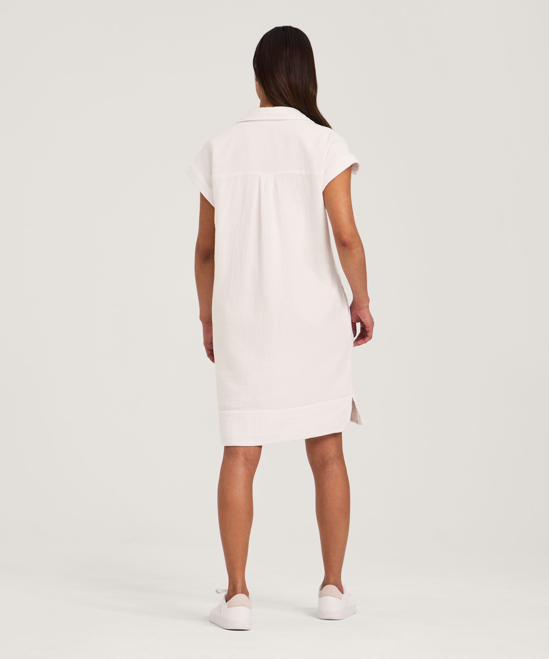 Denver Hayes Women's Double Gauze Pop Over Dress