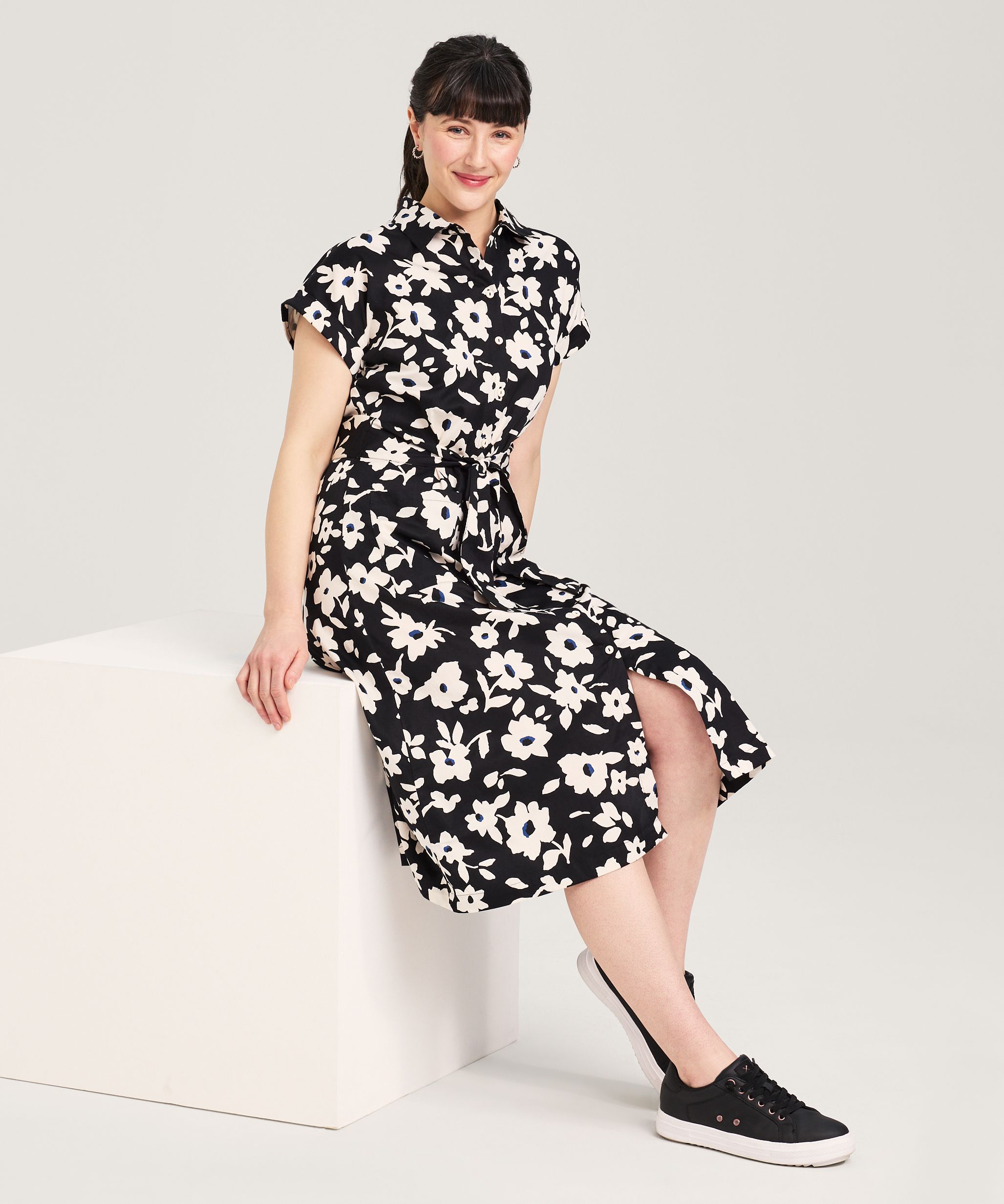 Ladies Dresses Warehouse Bee Midi Shirt Dress WAREHOUSE Bee Midi