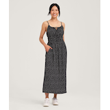 Denver Hayes Women's Waist Defined EcoVero  Midi Dress Front_Flat