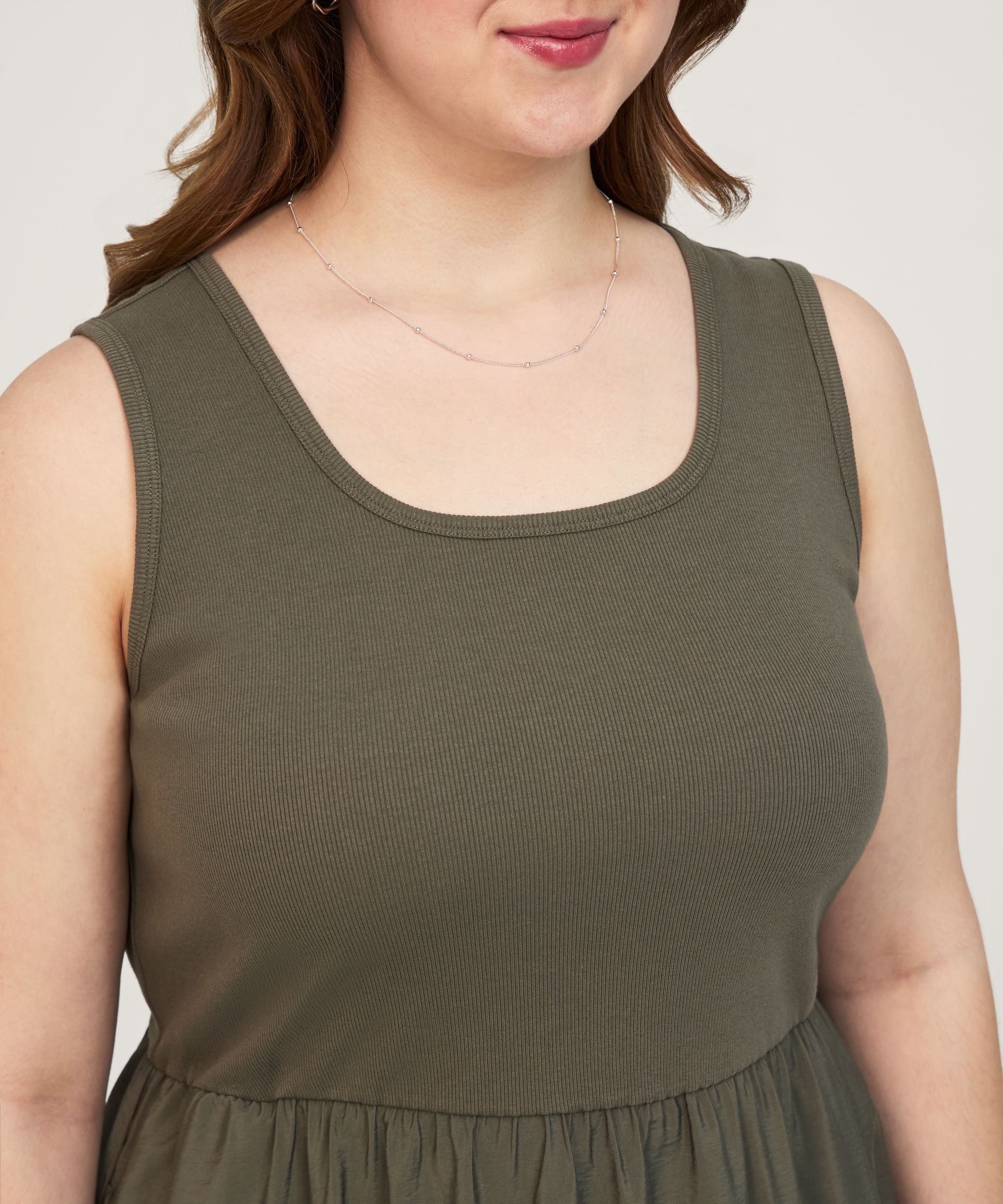 Denver Hayes Women's Mix Media Midi Dress